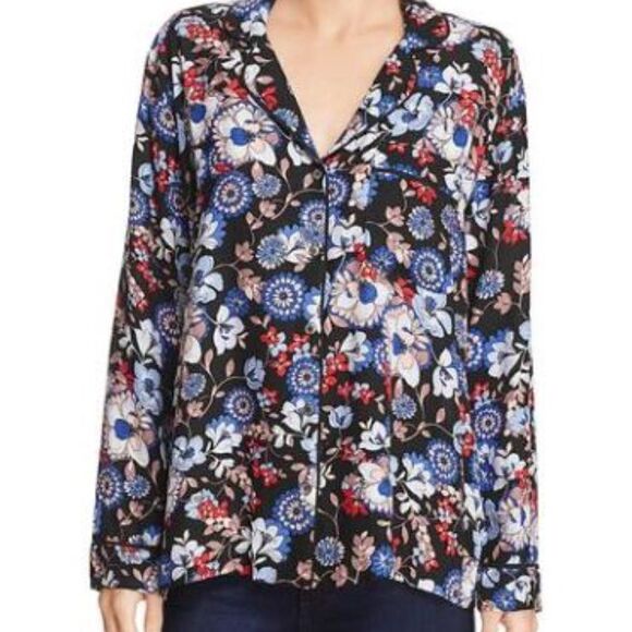 Beltaine Naomi Jacquard Floral Print Top - Picture 1 of 8